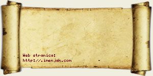 Tina Brzaković vizit kartica